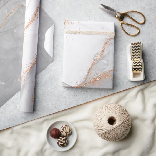 Eleganter Alkoholtink mit Glitzer Gold Geschenkpapier (Basteln)