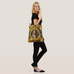 Eleganter Amaryllis-Geburtstag personalisiert Tasche
