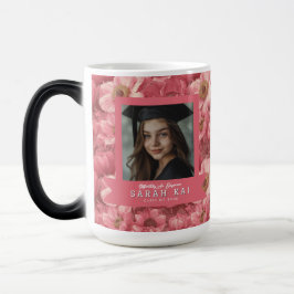 Eleganter Anemonen-Druck Mutter-Abschlussgeschenk Verwandlungstasse