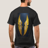 Eleganter Angel Wings T - Shirt (Rückseite)