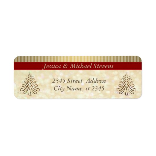 Eleganter angesagter Weihnachtsbaumglanz (Vorne)