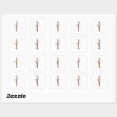 Eleganter Anime-Charakter Custom Sticker (Blatt)