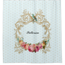 Eleganter antiker französischer Art-Duschvorhang Duschvorhang