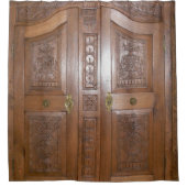 Eleganter antiker Gartenduschvorhang Duschvorhang (Vorderseite)