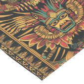Eleganter Aquamariner "Aztec Dream" Tischläufer (Ecke)