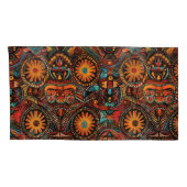 Eleganter Aquamariner König Pil Kissenbezug (Rückseite-Rechts)