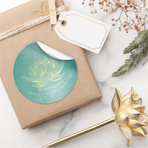 Eleganter Aquamariner Lotus YOGA Meditation Instru