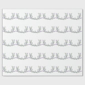 Eleganter Aquarelllavender Eucalyptus Geschenkpapier (Flach)