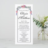 Eleganter Aquarelllavender in Rosa rosa (Stehend Vorderseite)