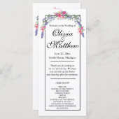 Eleganter Aquarelllavender in Rosa rosa (Vorne/Hinten)