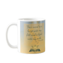 Eleganter Aquarellpsalm 119:105