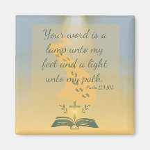 Eleganter Aquarellpsalm 119:105