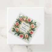 Eleganter Aquarellrahmen Geschenkanhänger (Beispiel)