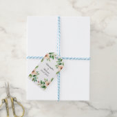 Eleganter Aquarellrahmen Geschenkanhänger (Mit Garn)