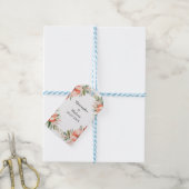 Eleganter Aquarellrahmen Geschenkanhänger (Mit Garn)