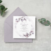 Eleganter Aquarellrahmen | Weihnachtsfeier Einladung