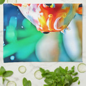 Eleganter Aquarium Pet Fish Geschirrtuch (Gefaltet)