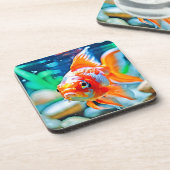 Eleganter Aquarium Pet Fish Getränkeuntersetzer (Linke Seite)