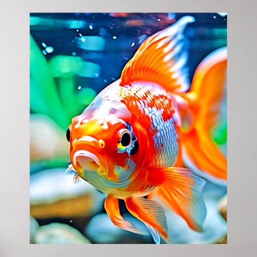 Eleganter Aquarium Pet Fish Poster (Vorne)