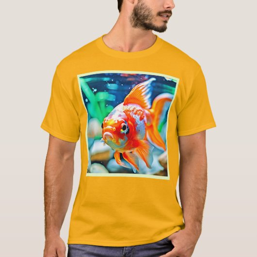 Eleganter Aquarium Pet Fish T-Shirt (Vorderseite)