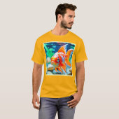 Eleganter Aquarium Pet Fish T-Shirt (Vorne ganz)