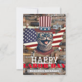 Eleganter Arbeitstag der Solidarność Labour Party  Dankeskarte (Vorderseite)