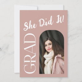 Eleganter Arch Abschluss Einladung | Benutzerdefin