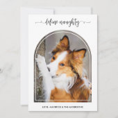 Eleganter Arch Definition Schönes Weihnachtsgebäck Feiertagskarte (Vorderseite)