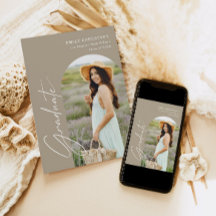 Eleganter Arch Foto Abschluss