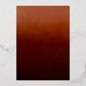 Eleganter Arch Moderne Kalligraphie Save the Date Folieneinladung (Rückseite)