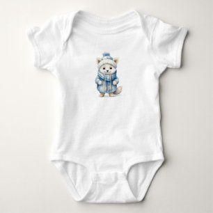 Eleganter Arctic Fox Baby Strampler