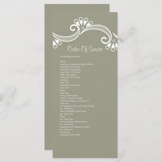 Eleganter asiatischer Service Programm (Vorne/Hinten)