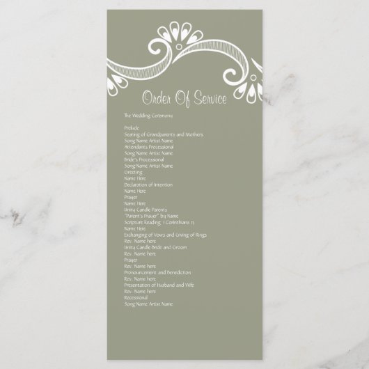 Eleganter asiatischer Service Programm (Vorderseite)