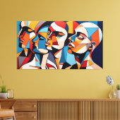 Eleganter Ausdruck Leinwanddruck (Insitu (Wohnzimmer))