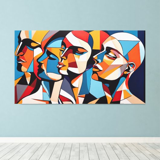 Eleganter Ausdruck Leinwanddruck (Insitu (Holzboden))