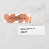 Eleganter Ausdruck Mini Visitenkarte (Vorne/Hinten)