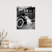 Eleganter Auto-Mechanismus Poster (Küche)