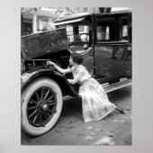 Eleganter Auto-Mechanismus Poster (Vorne)