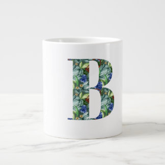 Eleganter B Alphabet Design Cup Jumbo-Tasse