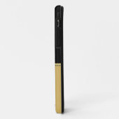 Eleganter "B" Monogramm Personalisierter Name Schw Case-Mate iPhone Hülle (Hinten/Links)