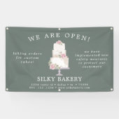 Eleganter Banner im Drei-Stufen-Cake-Store (Horizontal)
