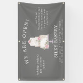 Eleganter Banner im Drei-Stufen-Cake-Store (Vertikal)