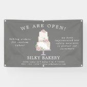 Eleganter Banner im Drei-Stufen-Cake-Store (Horizontal)