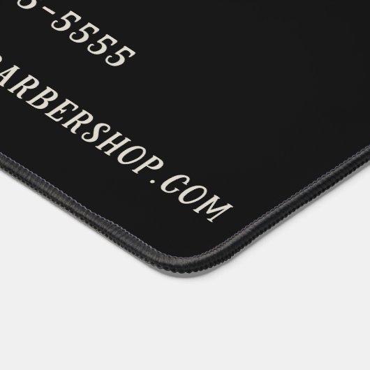 Eleganter Barber Pole personalisieren Schreibtisch Schreibtischunterlage (Ecke)