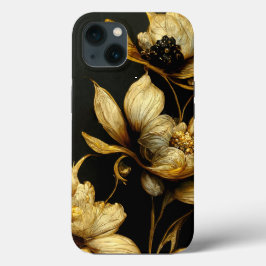 Eleganter Barockklassefall Schwarz & Gold Case-Mate iPhone Hülle