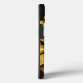 Eleganter Barockklassefall Schwarz & Gold Case-Mate iPhone Hülle (Rückseite / Rechts)