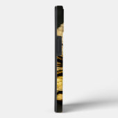 Eleganter Barockklassefall Schwarz & Gold Case-Mate iPhone Hülle (Rückseite / Rechts)