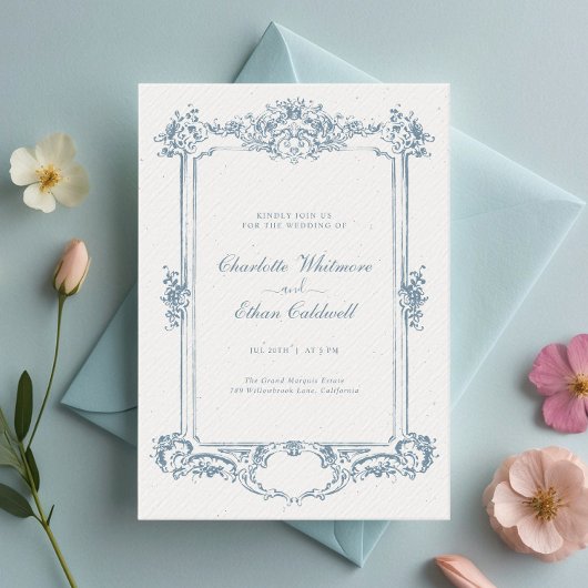 Eleganter Barockstil Einladung