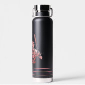 Eleganter Baseball-Personalisierter Skriptname Trinkflasche (Rückseite)