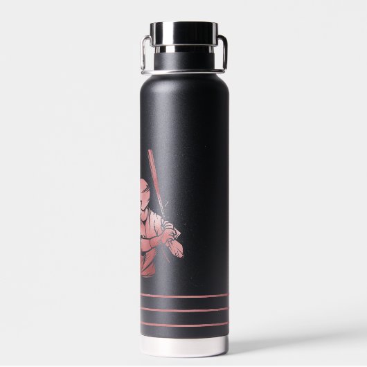 Eleganter Baseball-Personalisierter Skriptname Trinkflasche (Rückseite)